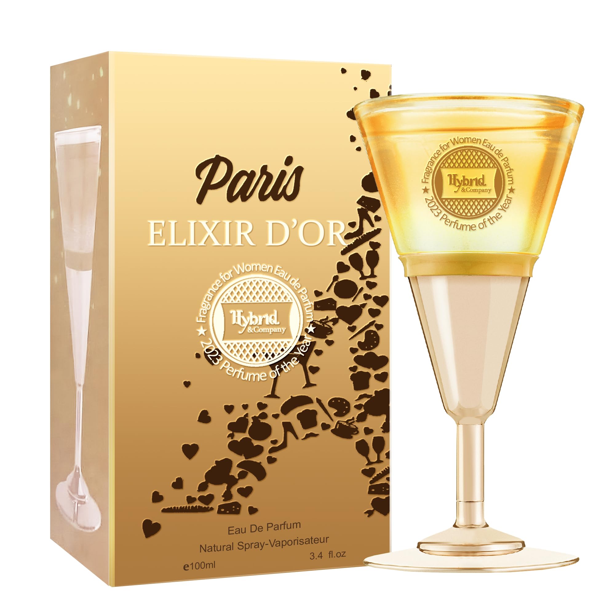 Amazon.com : Hybrid & Company Paris Elixir D'Or For Women